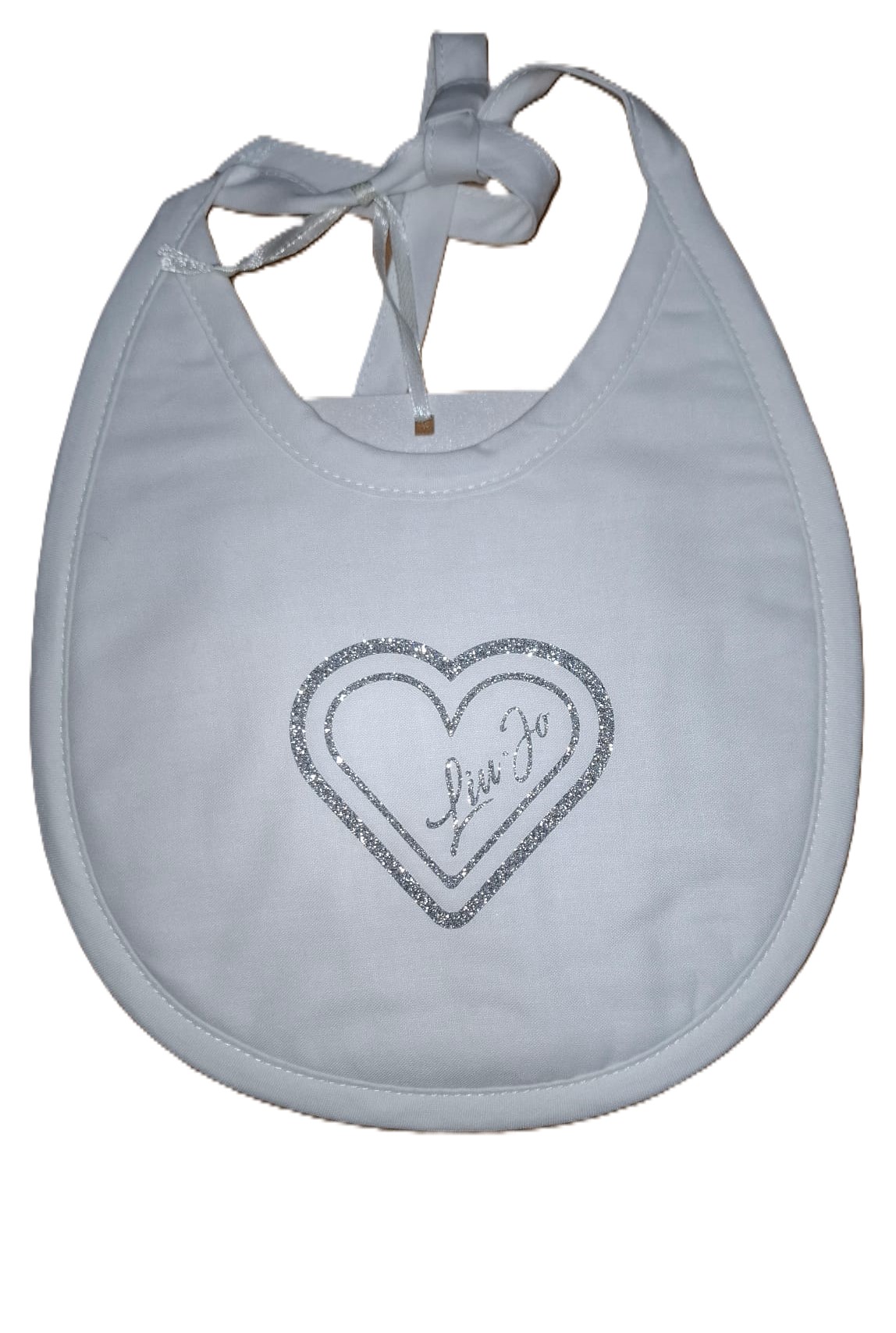 bavaglio-cuori-bianco.jpg Bavaglino cuori Liu Jo - immagine 1