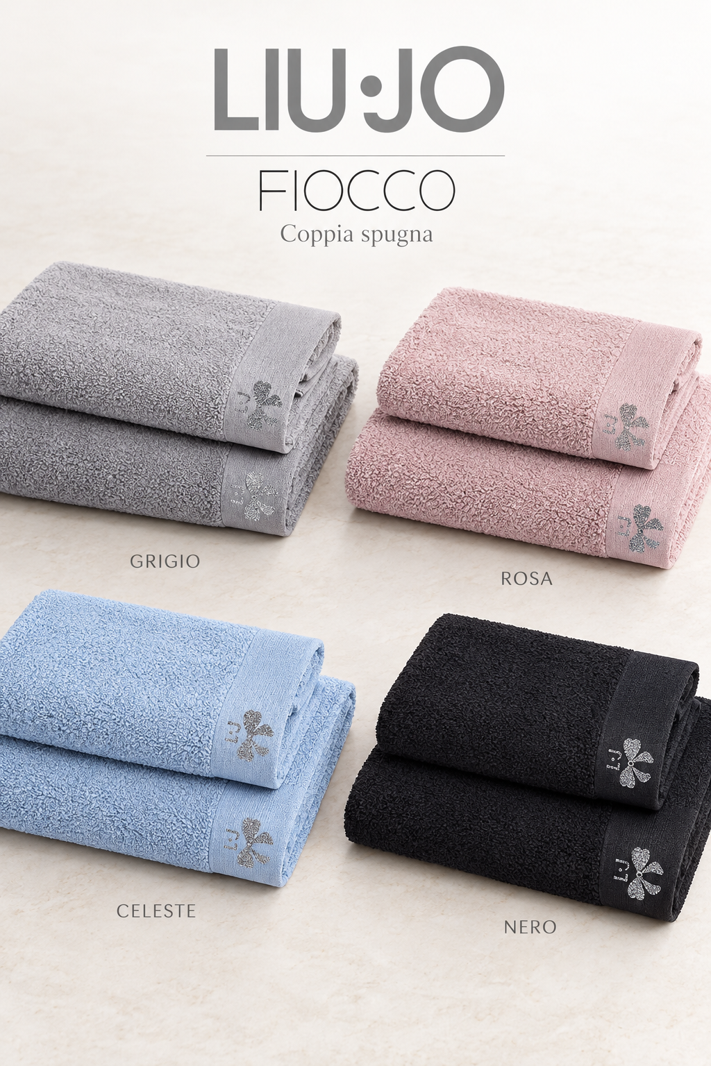 FIOCCO2 Coppia spugna Fiocco Liu Jo - immagine 1